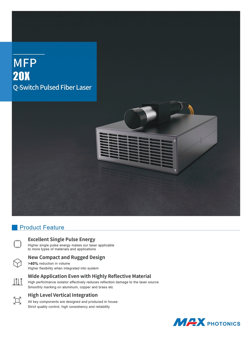 Max Q-Switch Pulsed Fiber Laser Source
